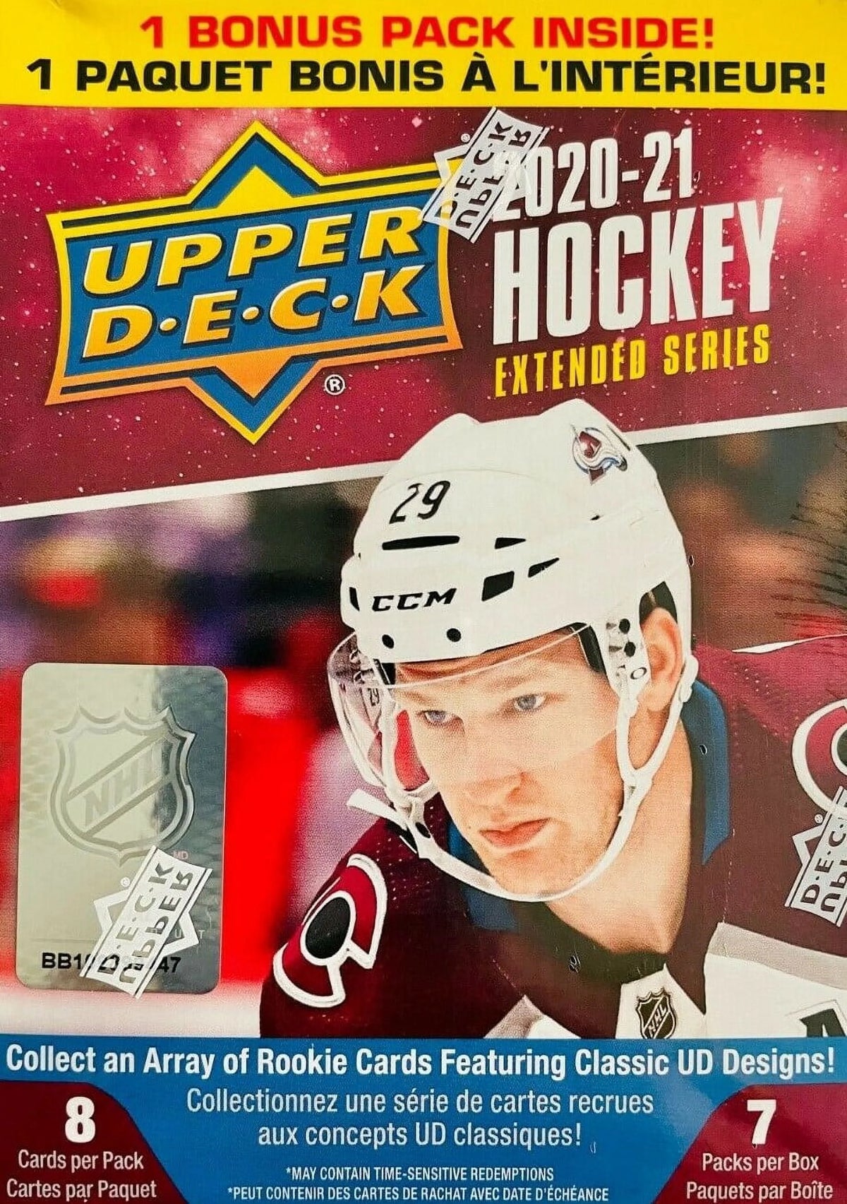 2020 2021 Upper Deck Hockey Extended Series Blaster Box C678045
