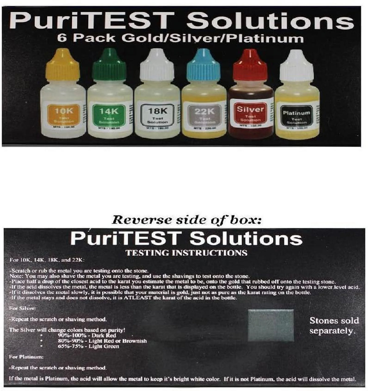 Gold Silver Platinum Test Acids with Diamond Tester and Digital Scale Q17910