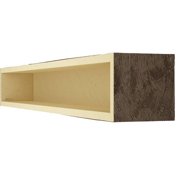 Natural Mahogany Faux Wood Fireplace Mantel X129