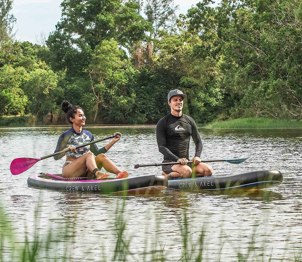 Inflatable Paddle Board SUP Kit Shiny Pink G99174