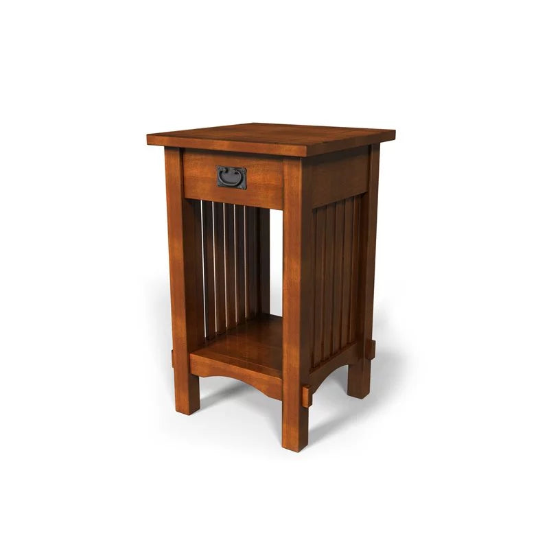 1 Drawer Wood End Table X243808