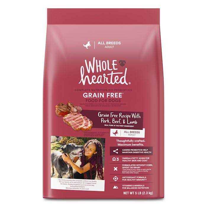 Grain Free Pork Beef & Lamb Recipe Dry Dog Food T598199