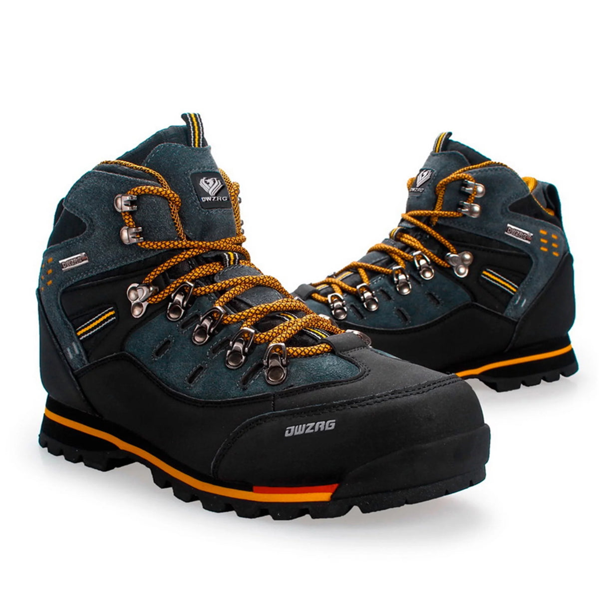 Waterproof Leather Mid Hiking Boots Non-Slip Lightweight H29455