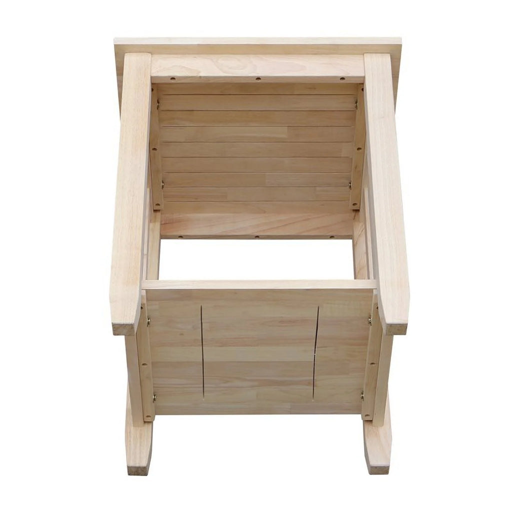Unfinished Solid Wood End Table F232209