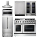 48 Dual Fuel Range, Range Hood, Refrigerator, Dishwasher, Microwave, Wine Cooler J20726