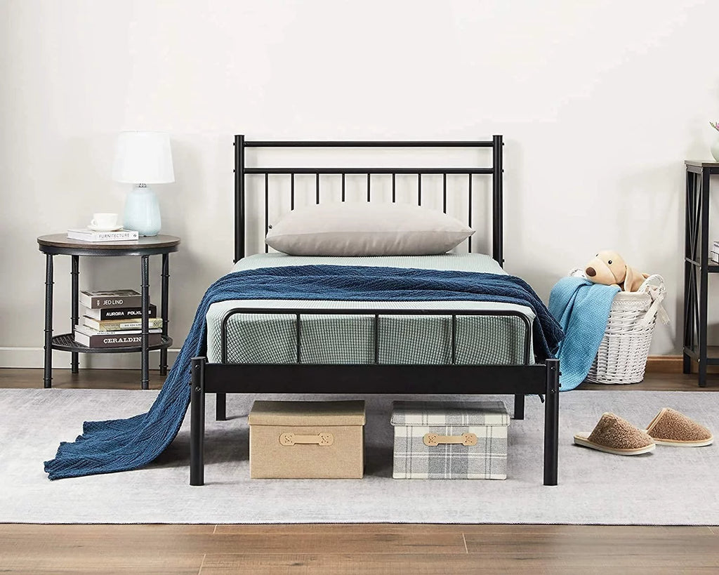Black Twin Bed Storage Frame S806710