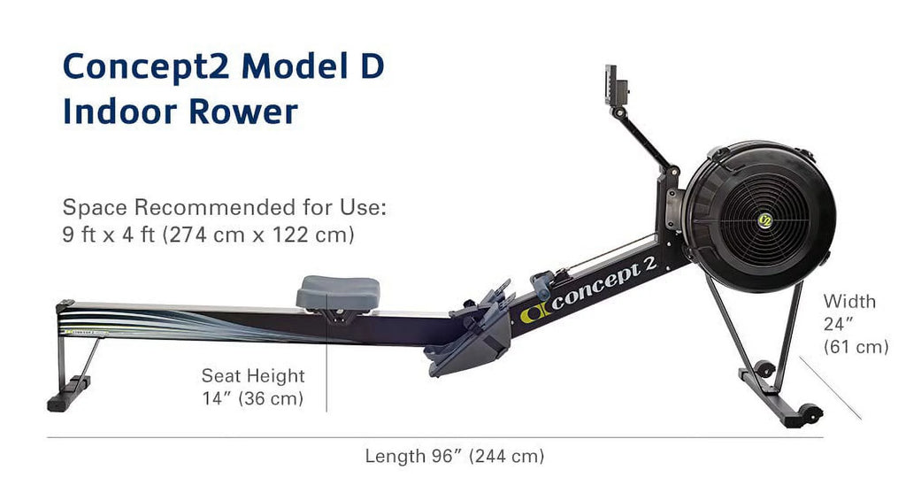 Indoor Rower with PM5, Black W912926