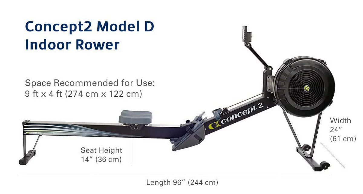 Indoor Rower with PM5, Black W912926