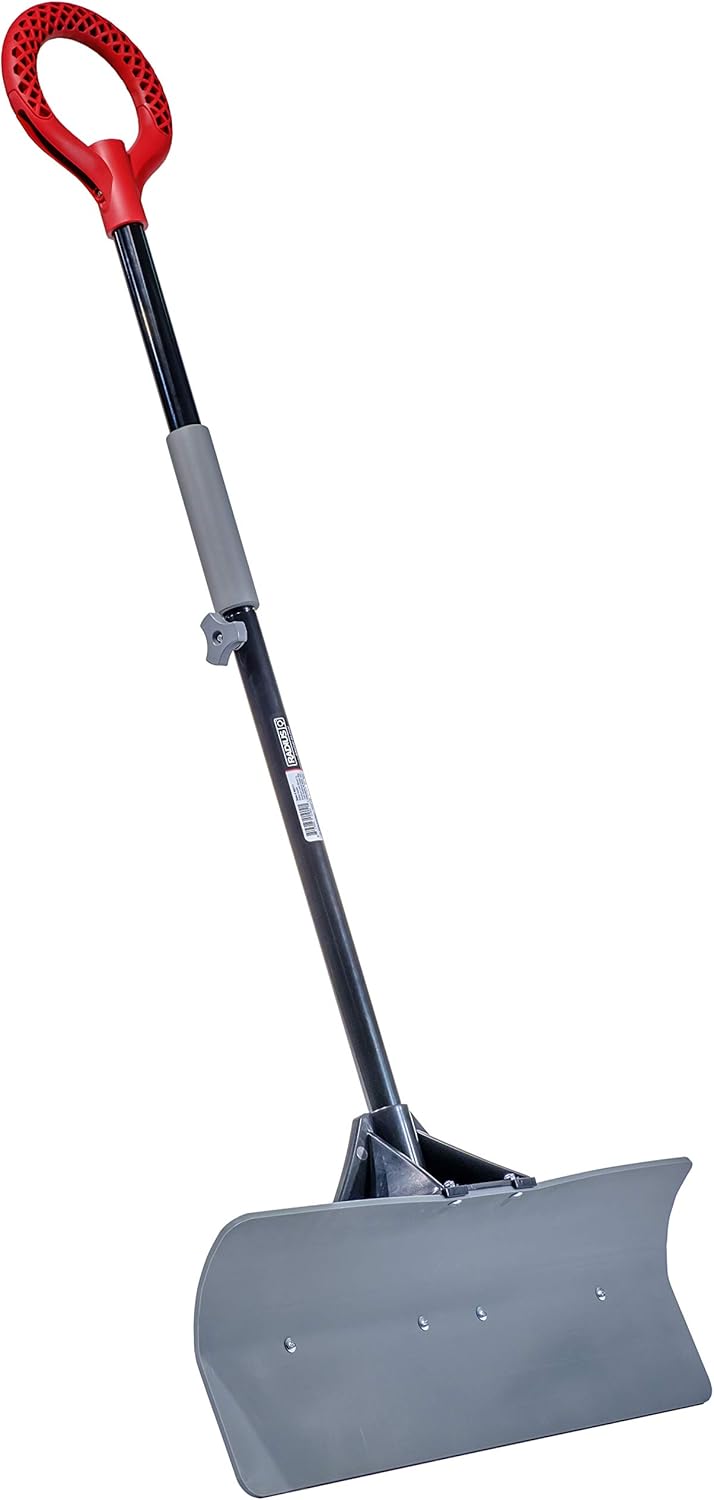 24" Heavy Duty Lightweight Snow Plow Shovel, Smoked Grey, Pack of 2 E1073