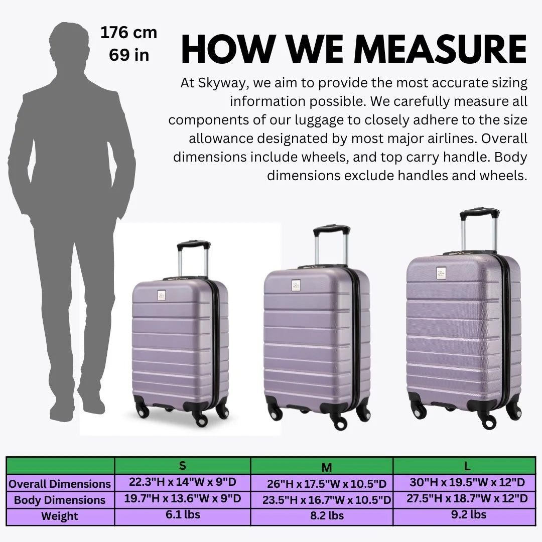 20" Hardside 4 Wheel Spinner Carry-On Luggage E17380