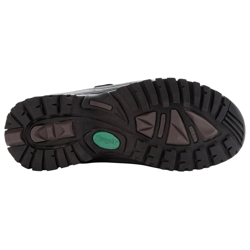 Men's Propet Cliff Walker Low Strap Black Grain Size 15 L8142