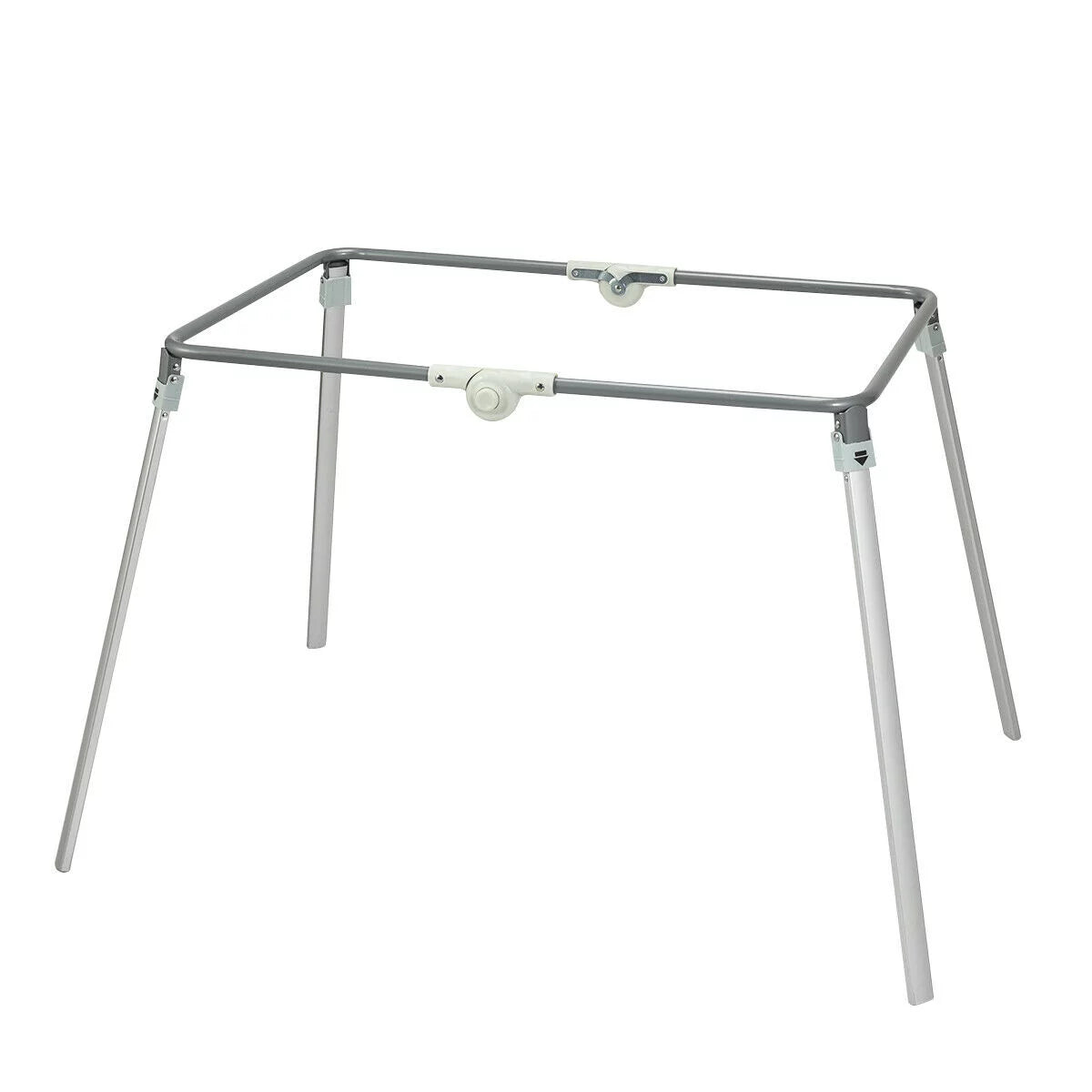 Foldable Baby Playpen Lightweight Crib with Carry Bag Dark Gray M708
