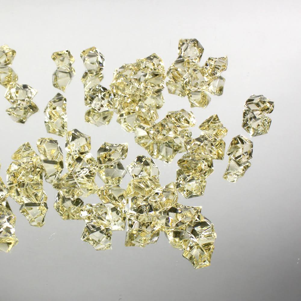 10 Bags Black Acrylic Crystal Rock Fillers F378