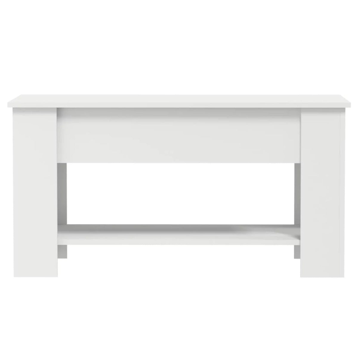White Engineered Wood Coffee Table N56838