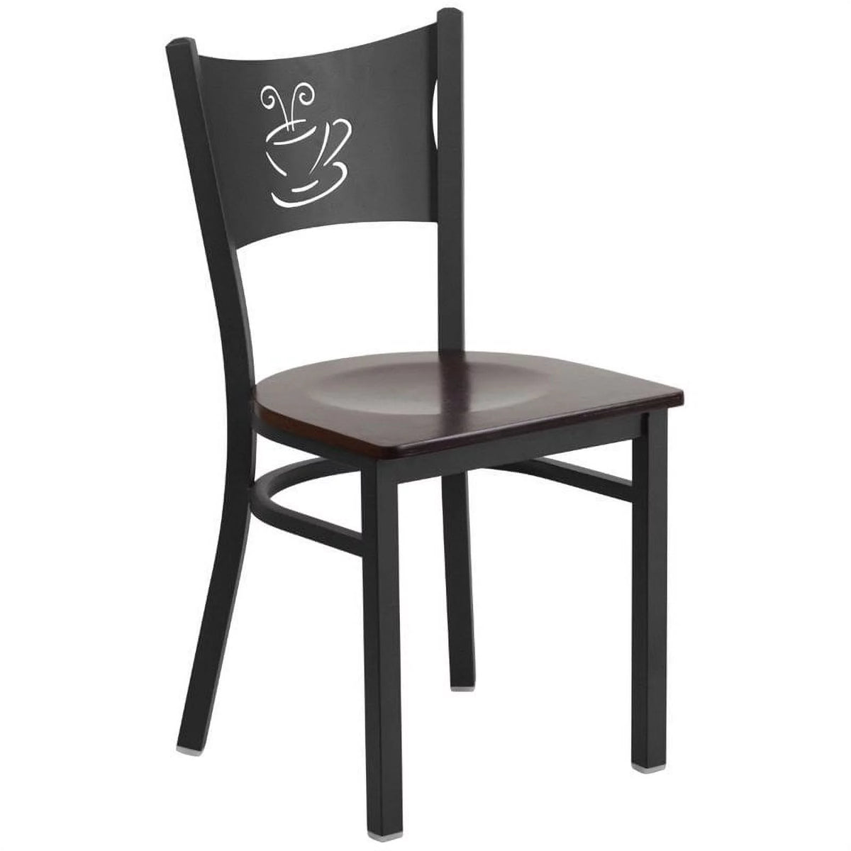 Black and Walnut Dining Chair Z259