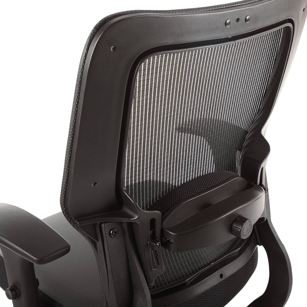 Black Vertical Mesh Back Chair M55216