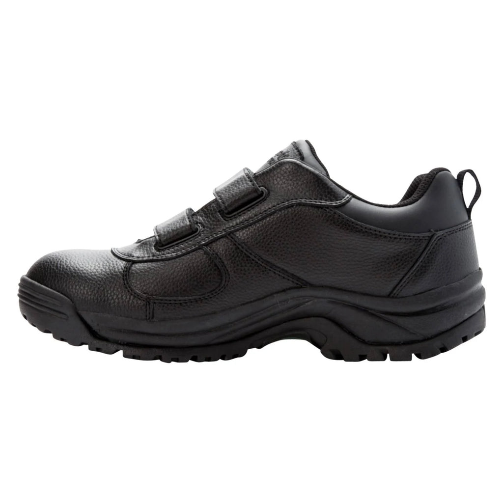 Men's Propet Cliff Walker Low Strap Black Grain Size 15 L8142