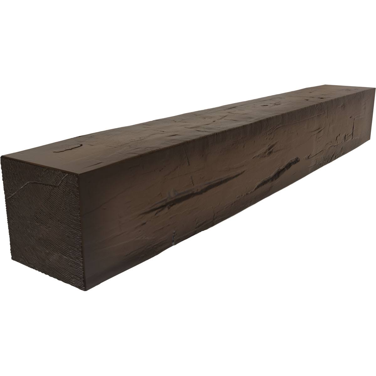 Natural Mahogany Faux Wood Fireplace Mantel X129