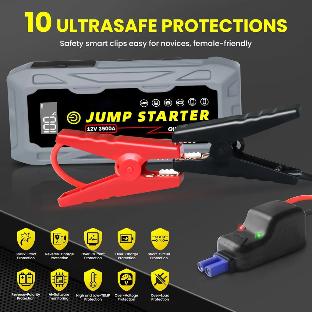 3500A Peak 12V Lithium Battery Jump Starter E577345