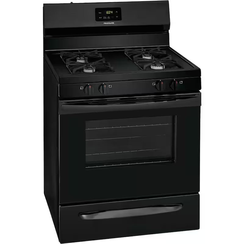 5 cu. ft. Gas Range with Manual Clean in Black K500
