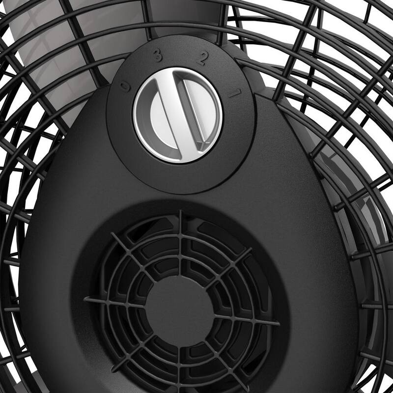 20 in. 3 Speeds Black Floor Fan S18888