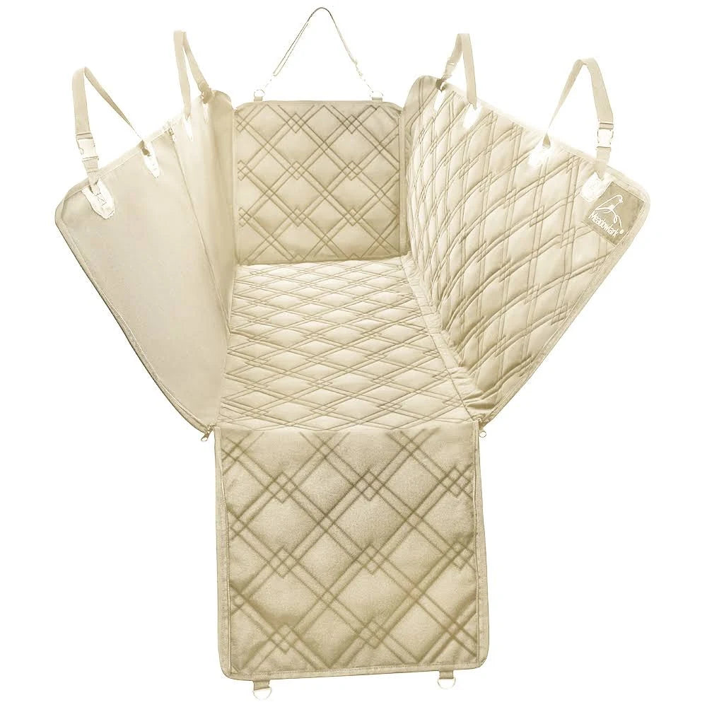 Beige XL Dog Seat Cover D50740