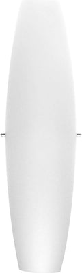 Chrome and White Opal 1 Light Sconce V5440