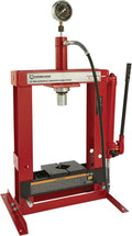 Benchtop 10-Ton Hydraulic Shop Press with Gauge F816