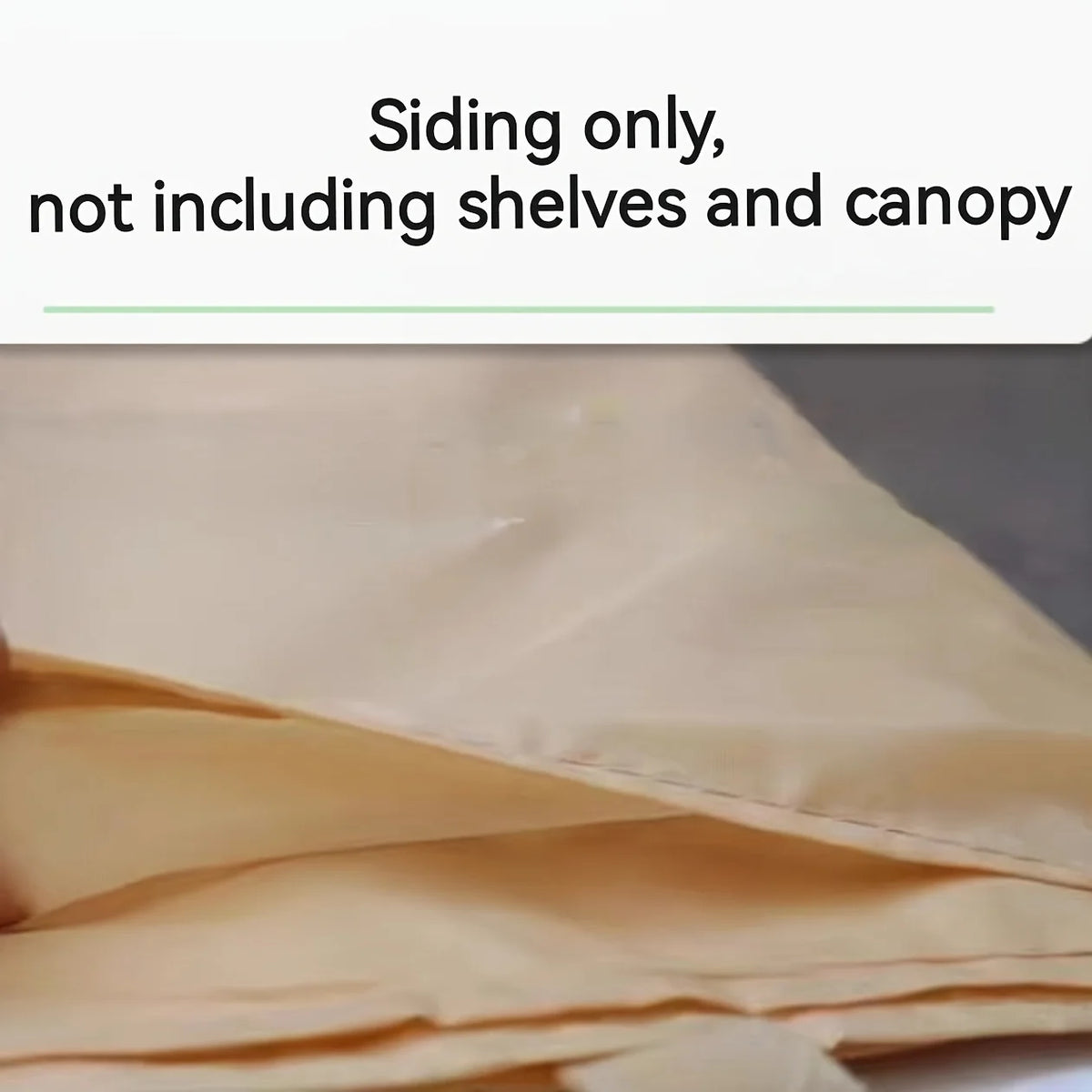 Polyester Canopy Sunwall UV Protection Weather-Resistant Portable Awning Side P28665