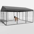 Large Heavy Duty Galvanized Steel Outdoor Dog Kennel N920