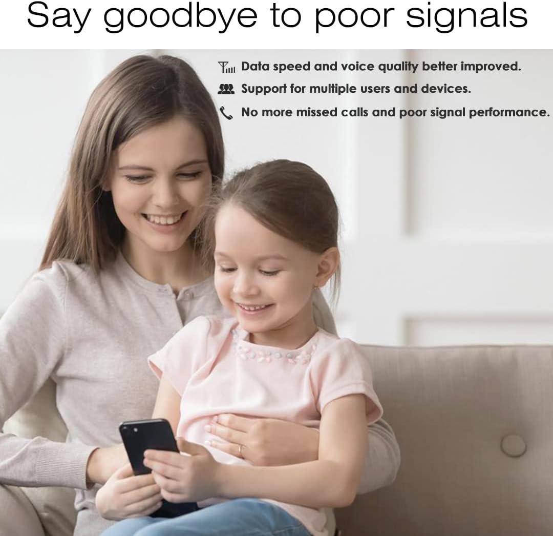 Cell Phone Signal Booster Kit, 2G/3G/4G LTE, 5G Ready L866112