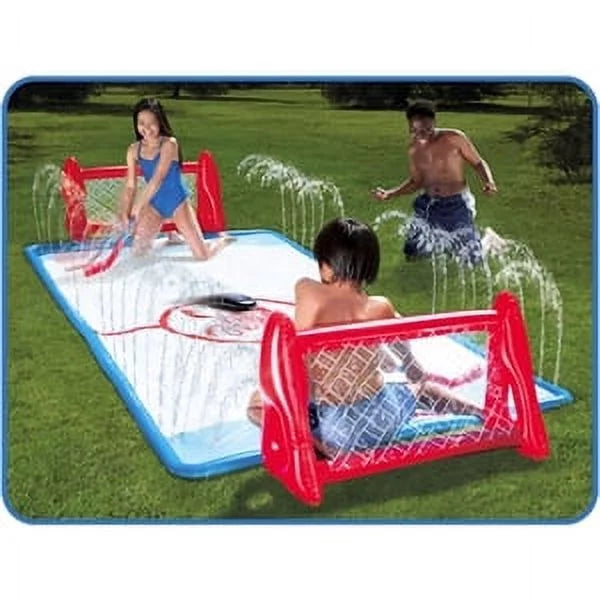 Water Knee Hockey Lawn Water Slide E6094