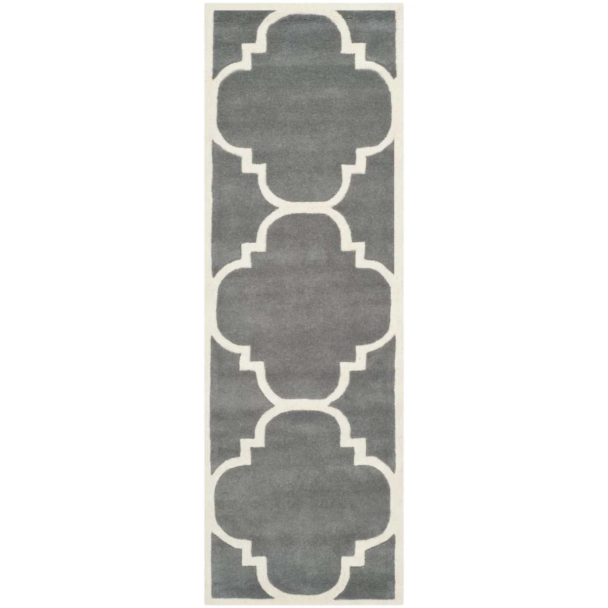Geometric Quatrefoil Area Rug or Runner V94425