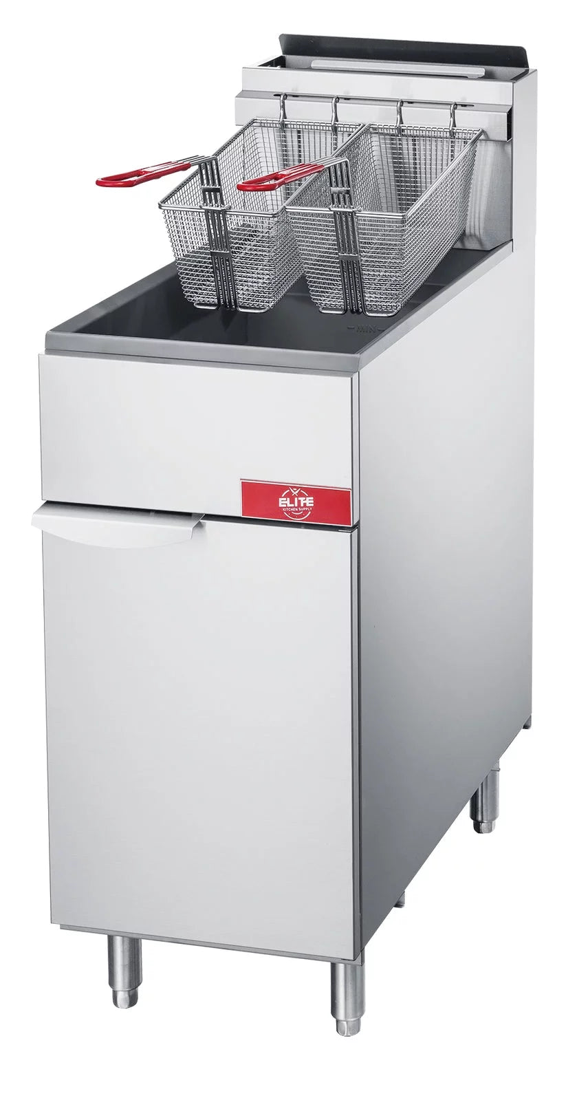 Natural Gas 15 in. 90000BTU Commercial Fryer I352